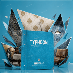 نمای جلد آلبوم کاغذ دیواری تایفون TYPHOON