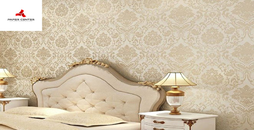 کاغذ دیواری کرمی