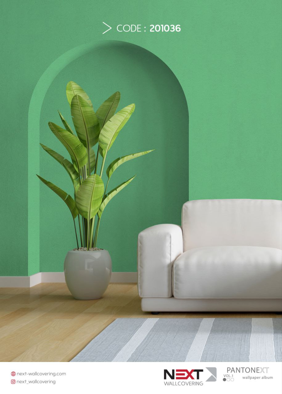 کاغذ دیواری سبز زیتونی