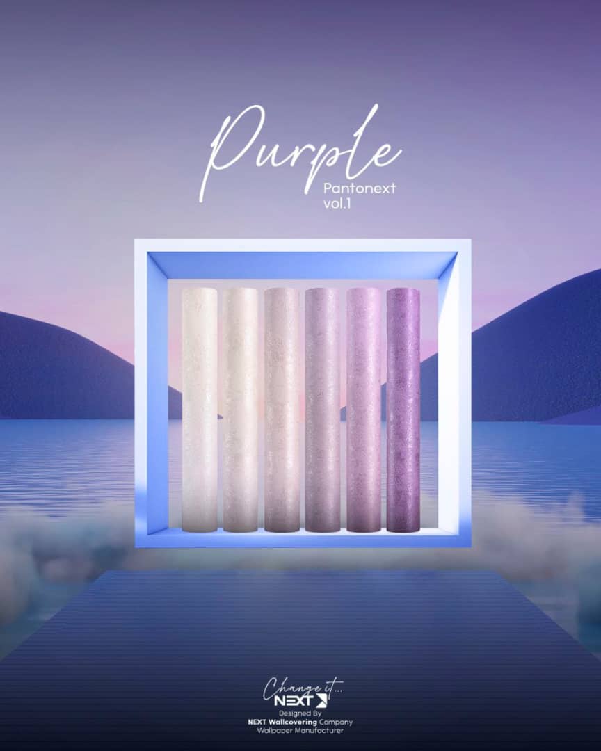 کاغذ دیواری یاسی چرک