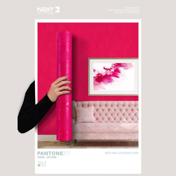 bright pink wallpaper