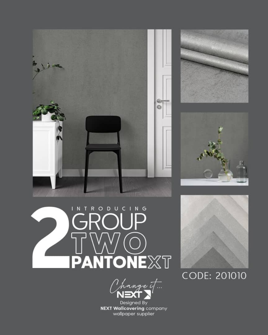 کاغذ دیواری طوسی تیره