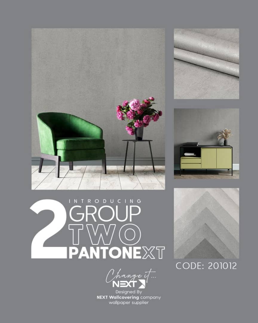 کاغذ دیواری طوسی تیره