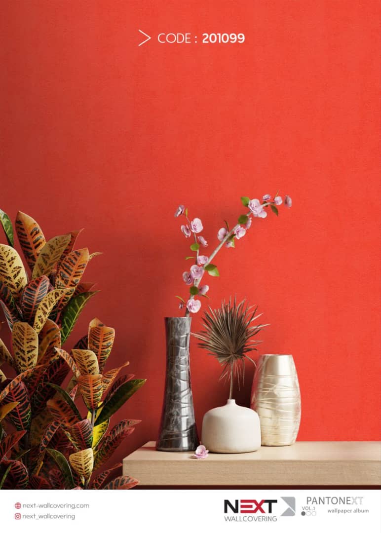 کاغذ دیواری قرمز جیگری