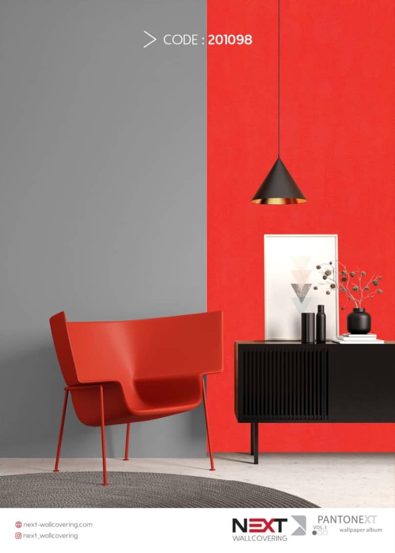 کاغذ دیواری قرمز جیگری