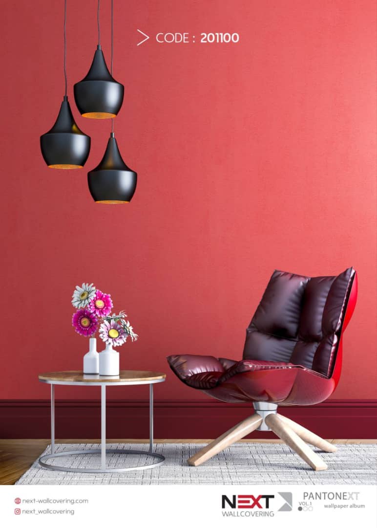 کاغذ دیواری قرمز جیگری