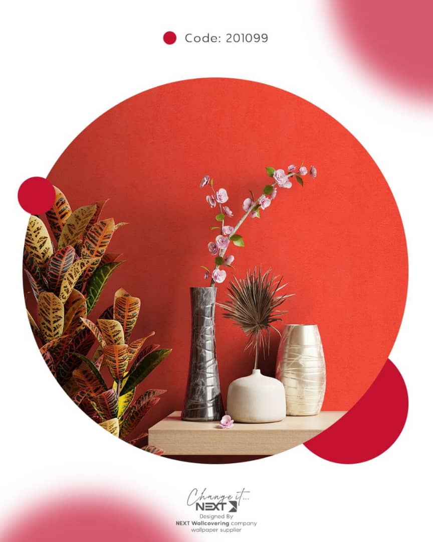 کاغذ دیواری قرمز یواش