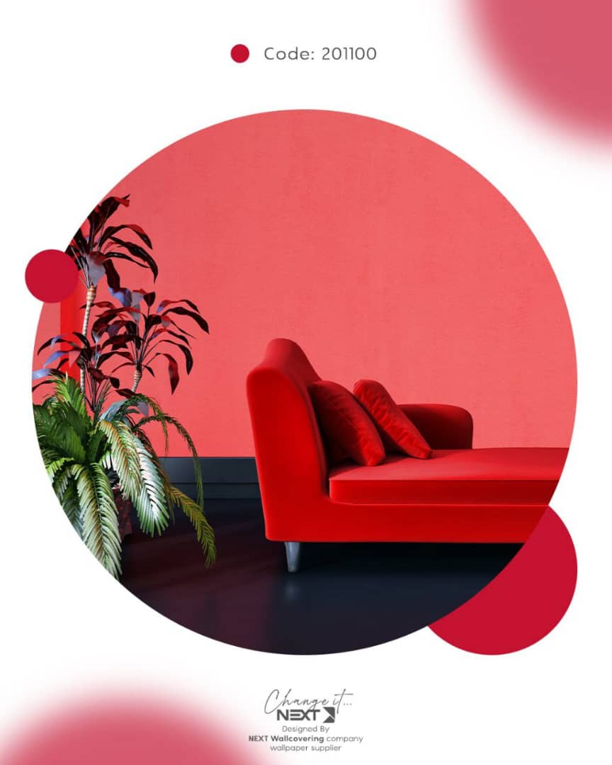 کاغذ دیواری قرمز یواش