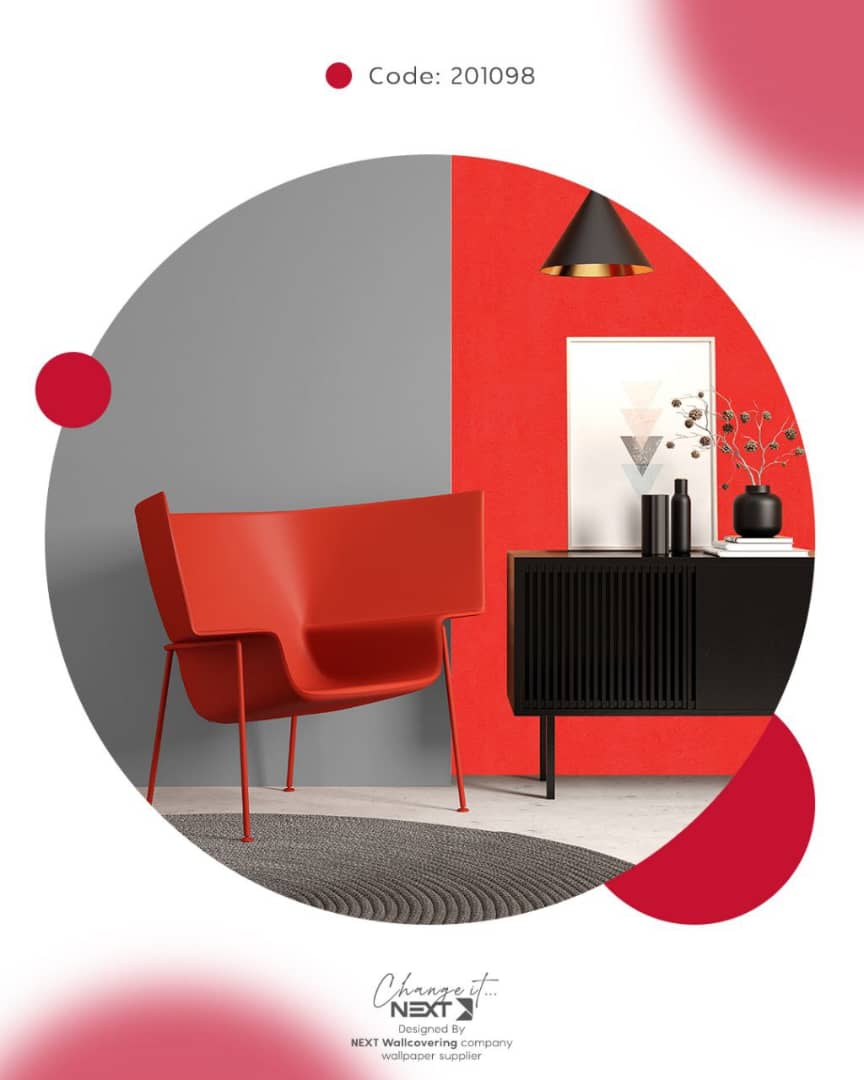 کاغذ دیواری قرمز یواش