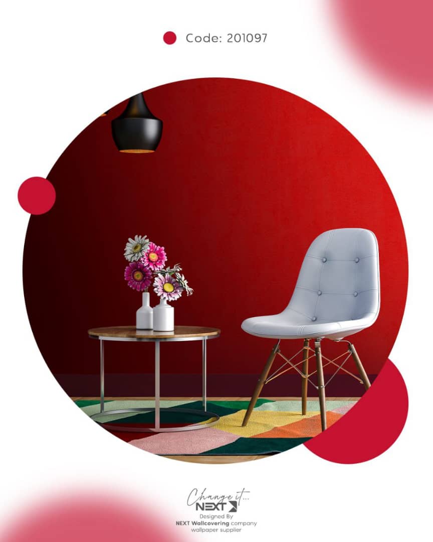 کاغذ دیواری قرمز یواش