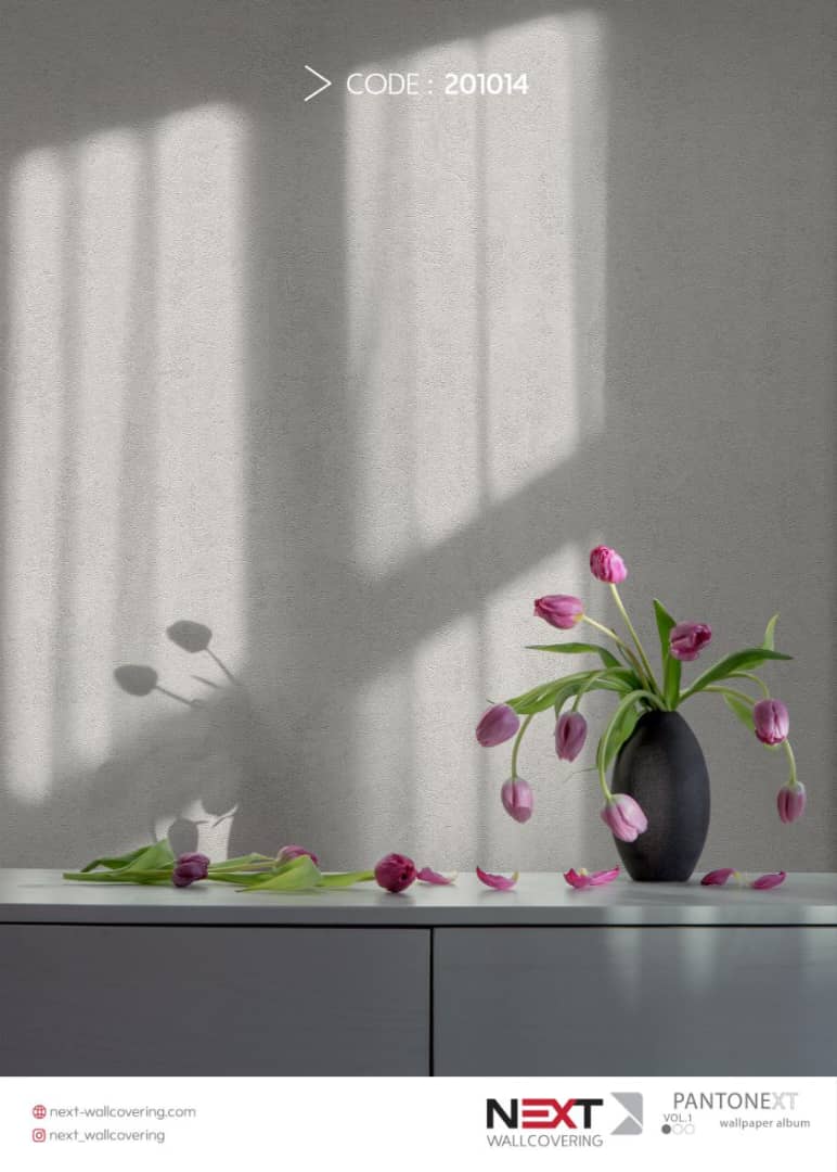 کاغذ دیواری طوسی روشن