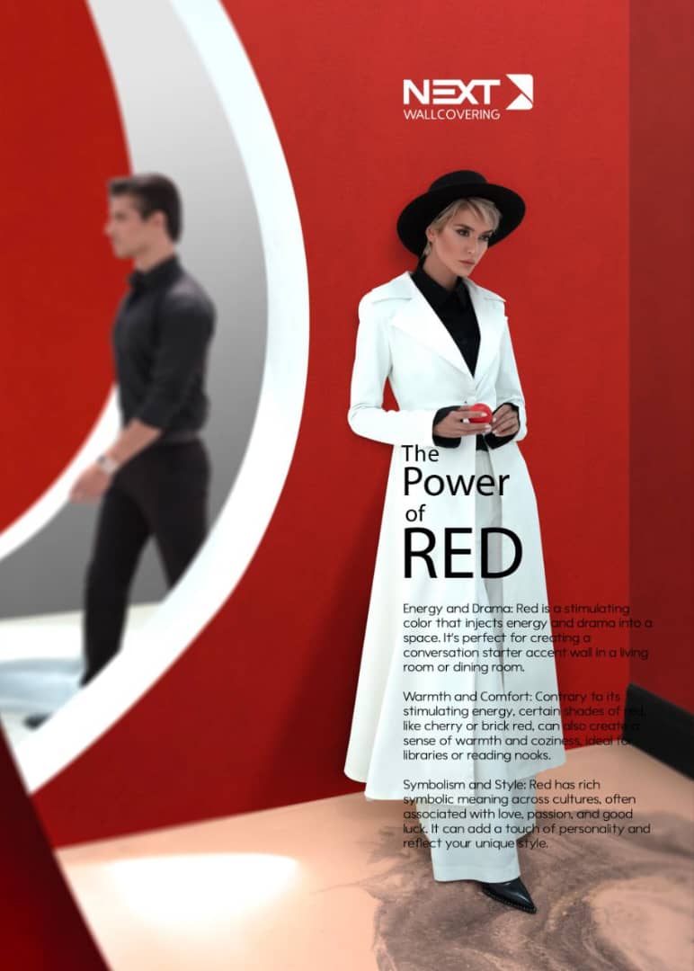 کاغذ دیواری زرشکی تیره