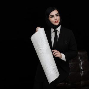 کاغذ دیواری طوسی روشن